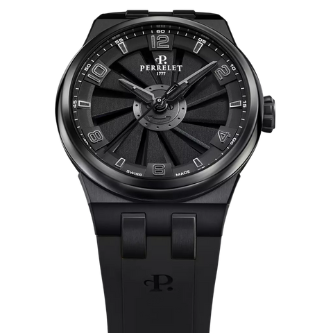 Perrelet Turbine Titanium 41 Black A4067/6