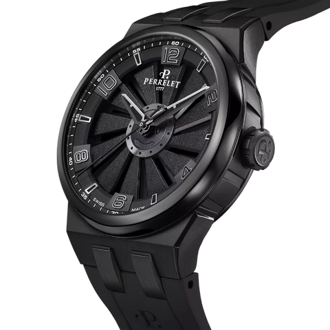 Perrelet Turbine Titanium 41 Black A4067/6