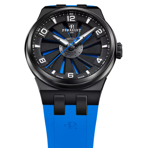 Perrelet Turbine Titanium 41 Blue A4067/2