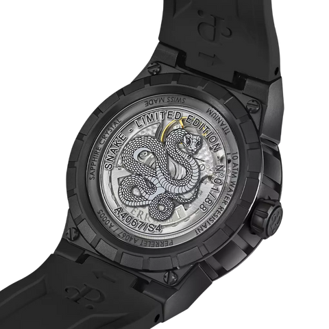 Perrelet Turbine Titanium 41 - LIMITED EDITIONS - Snake A4067/S4