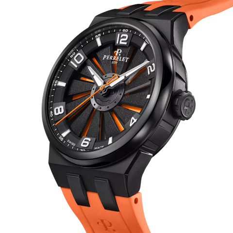 Perrelet Turbine Titanium 41 Orange A4067/3