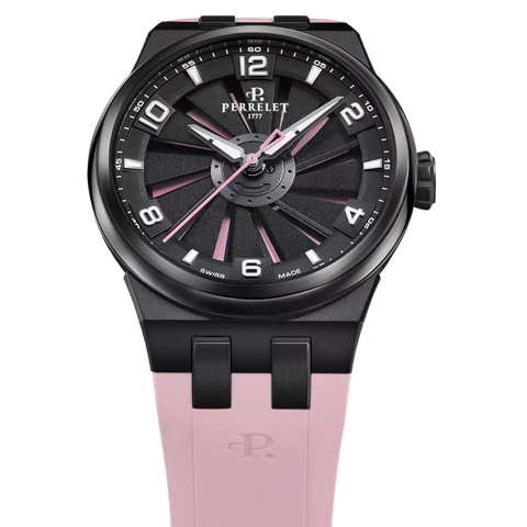 Perrelet Turbine Titanium 41 Pink Flamingo A4067/8