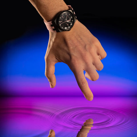 Perrelet Turbine Titanium 41 Pink Flamingo A4067/8