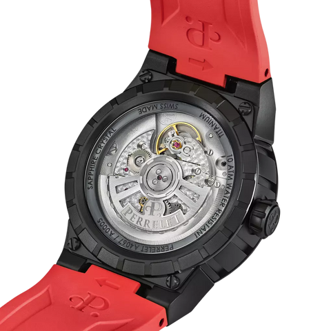 Perrelet Turbine Titanium 41 Red A4067/4