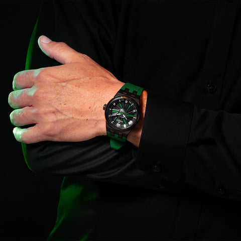 Perrelet Turbine Titanium 41 Verde A4067/5