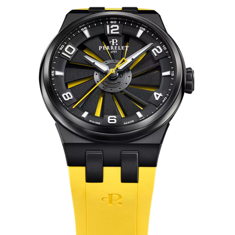 Perrelet Turbine Titanium 41 Yellow A4067/1