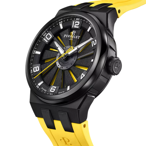 Perrelet Turbine Titanium 41 Yellow A4067/1
