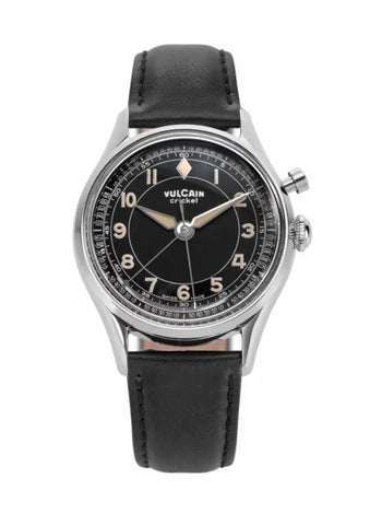 Vulcain Cricket Classique 39 Black-Khaki