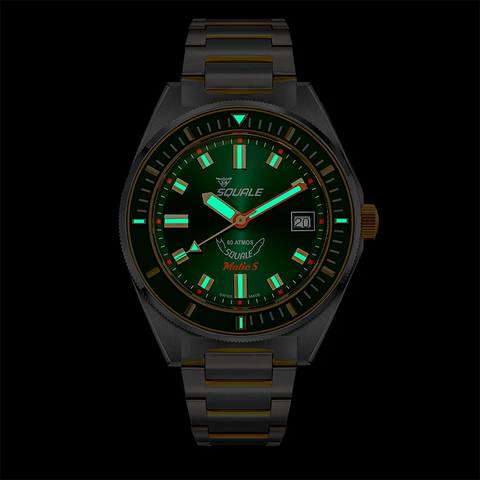Squale Matic S Green Two-Tone MATICGGRGR
