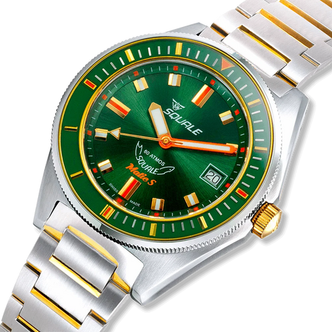 Squale Matic S Green Two-Tone MATICGGRGR