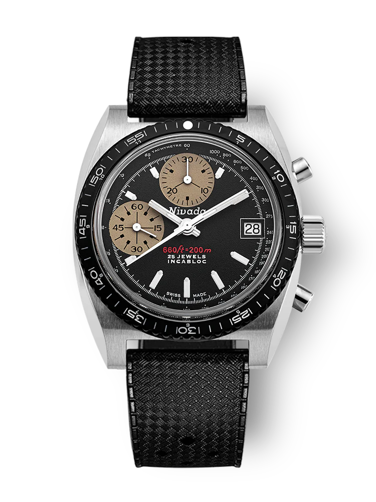 Tropical rubber strap black