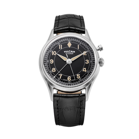 Vulcain Cricket Classique 39 - Black & Khaki