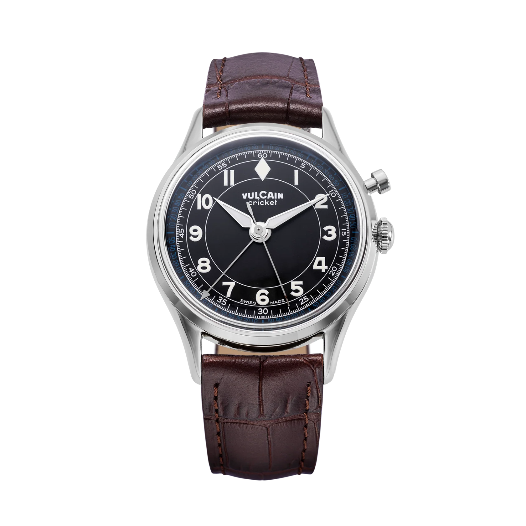 Closed Caseback Black Leather Strap