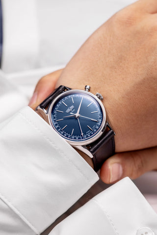 Vulcain Cricket President 39 - Blue