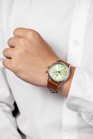 Vulcain Cricket President 39 - Pistachio Green