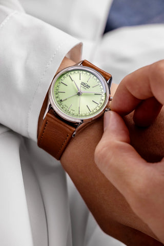 Vulcain Cricket President 39 - Pistachio Green