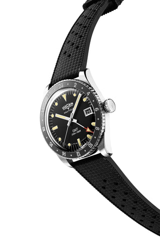 Vulcain Skindiver Nautique GMT Black - Beige Lume 680174A07