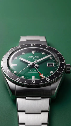 Vulcain Skindiver Nautique GMT - Green Limited Edition 680174BN7