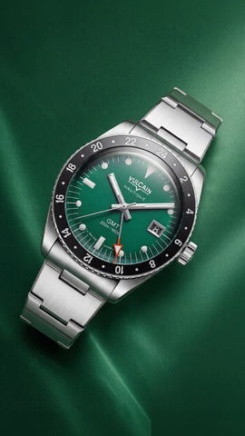 Vulcain Skindiver Nautique GMT - Green Limited Edition 680174BN7