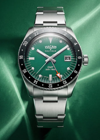 Vulcain Skindiver Nautique GMT - Green Limited Edition 680174BN7
