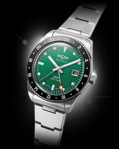 Vulcain Skindiver Nautique GMT - Green Limited Edition 680174BN7