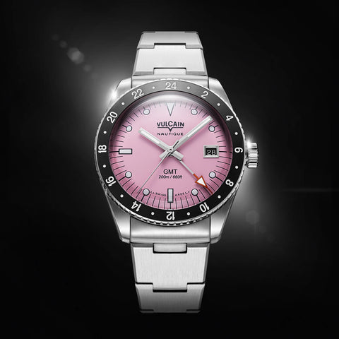 Vulcain Skindiver Nautique GMT - Pink Limited Edition 680174BL7