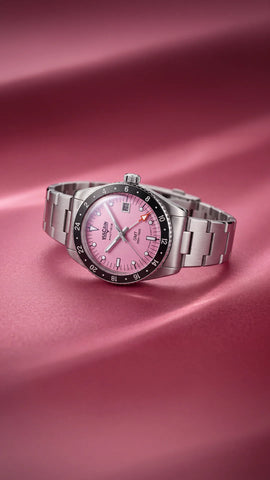 Vulcain Skindiver Nautique GMT - Pink Limited Edition 680174BL7