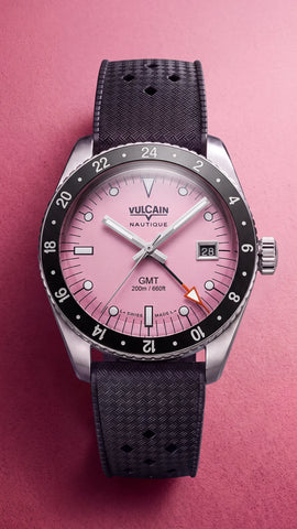 Vulcain Skindiver Nautique GMT - Pink Limited Edition 680174BL7
