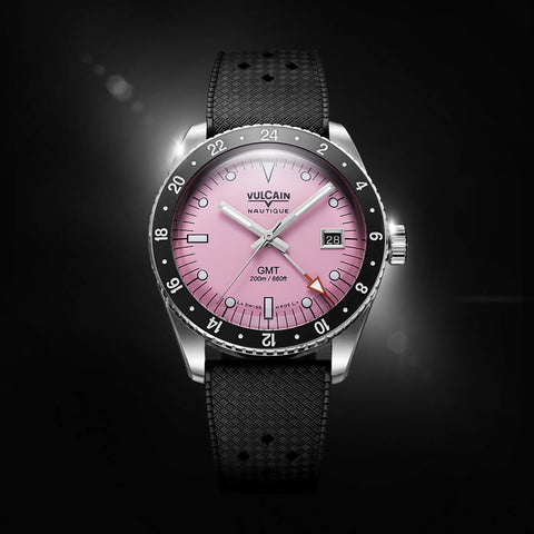 Vulcain Skindiver Nautique GMT - Pink Limited Edition 680174BL7