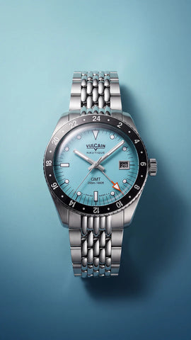 Vulcain Skindiver Nautique GMT - Turquoise Limited Edition 680174BM7