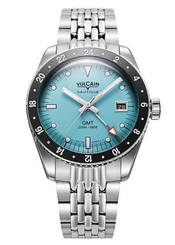 Vulcain Skindiver Nautique GMT - Turquoise Limited Edition 680174BM7