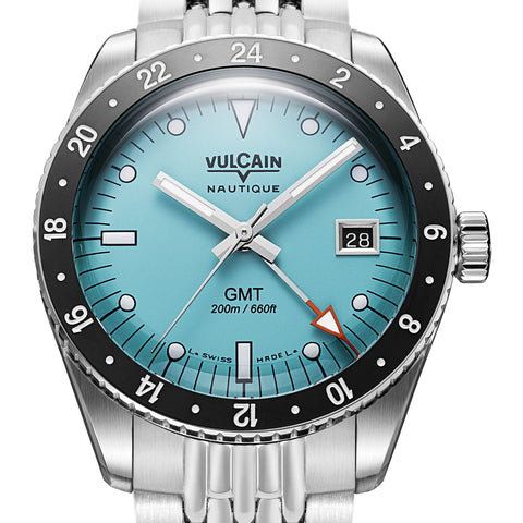 Vulcain Skindiver Nautique GMT - Turquoise Limited Edition 680174BM7