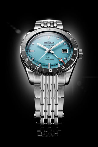 Vulcain Skindiver Nautique GMT - Turquoise Limited Edition 680174BM7