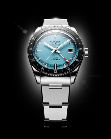 Vulcain Skindiver Nautique GMT - Turquoise Limited Edition 680174BM7
